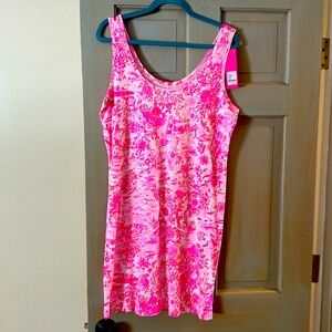 Pink sleeveless Lilly Pulitzer dress